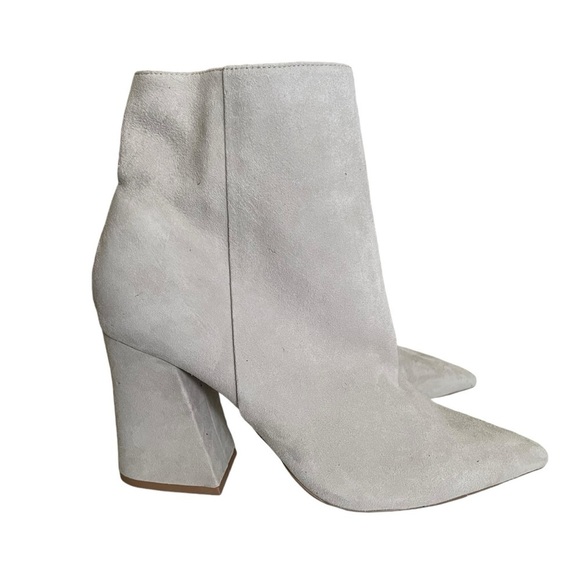 Steve Madden Matilda Women's Grey Suede Ankle Boots Size 10M Minimalist Classic - Picture 11 of 16